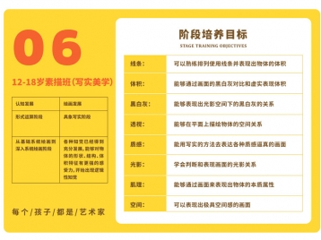 12-18岁素描班(写实美学)
